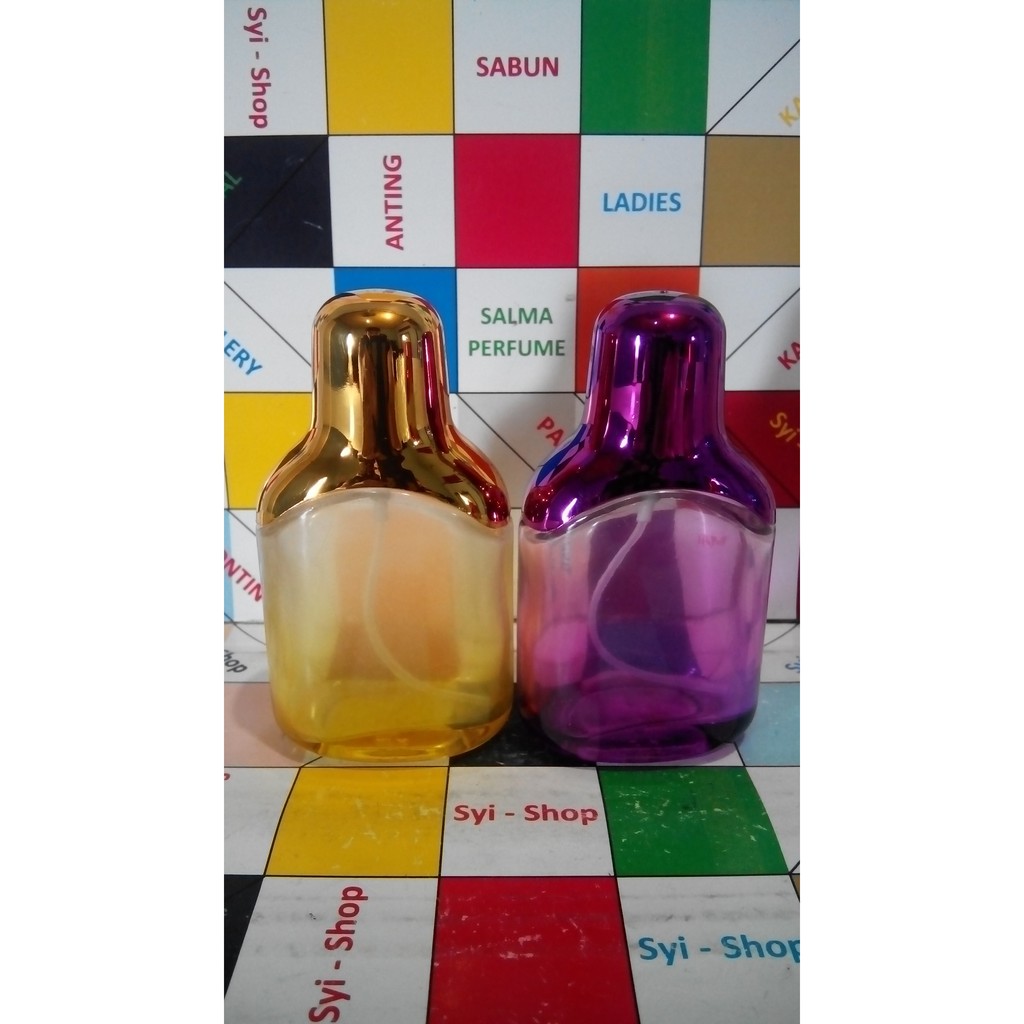 Botol Parfum Spray 37 ml Kaca Warna