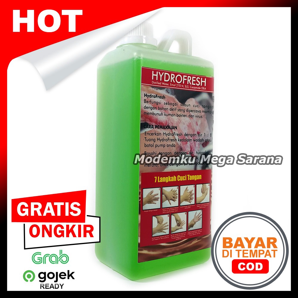 HYDROFRESH Refil Sabun Cuci Tangan Hand Soap - 1 Liter