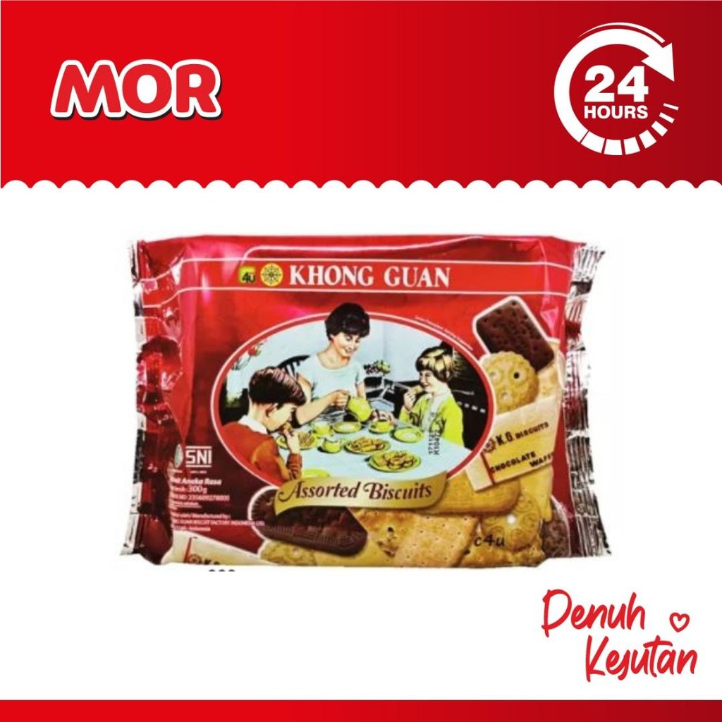 

KHONG GUAN Assorted Biscuits Biskuit Aneka Rasa 300 gr