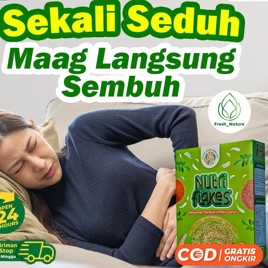 

Promo Terbatas--Nutriflakes - 100% Alami Minuman Umbi Garut Sehat Solusi Asam Lambung Maag Magh Kronis Atasi Gangguan Pencernaan