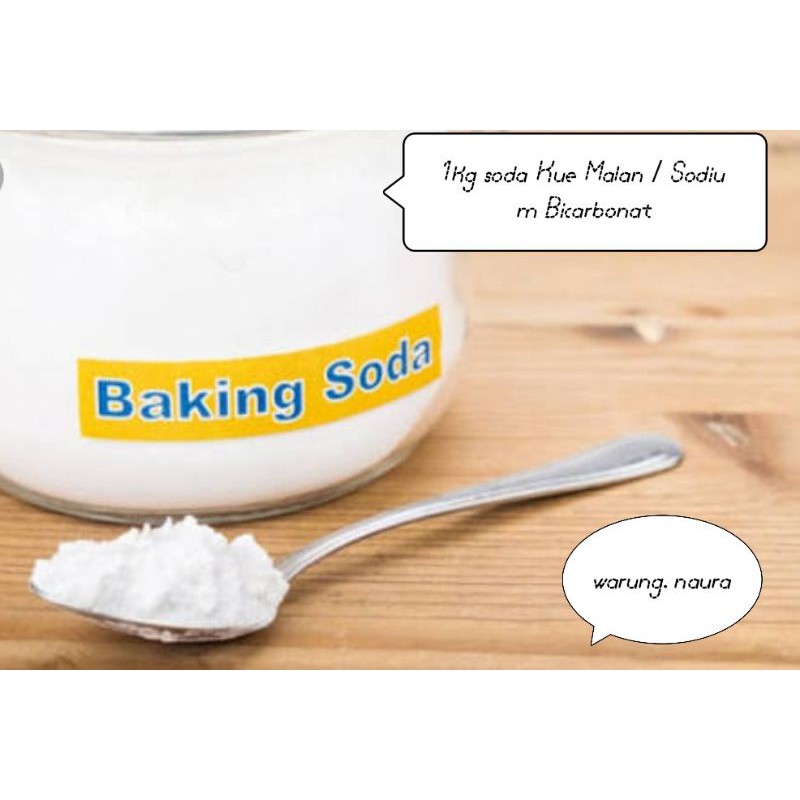 

1kg soda Kue Malan / Sodium Bicarbonate / Baking Soda Repack 1000gram