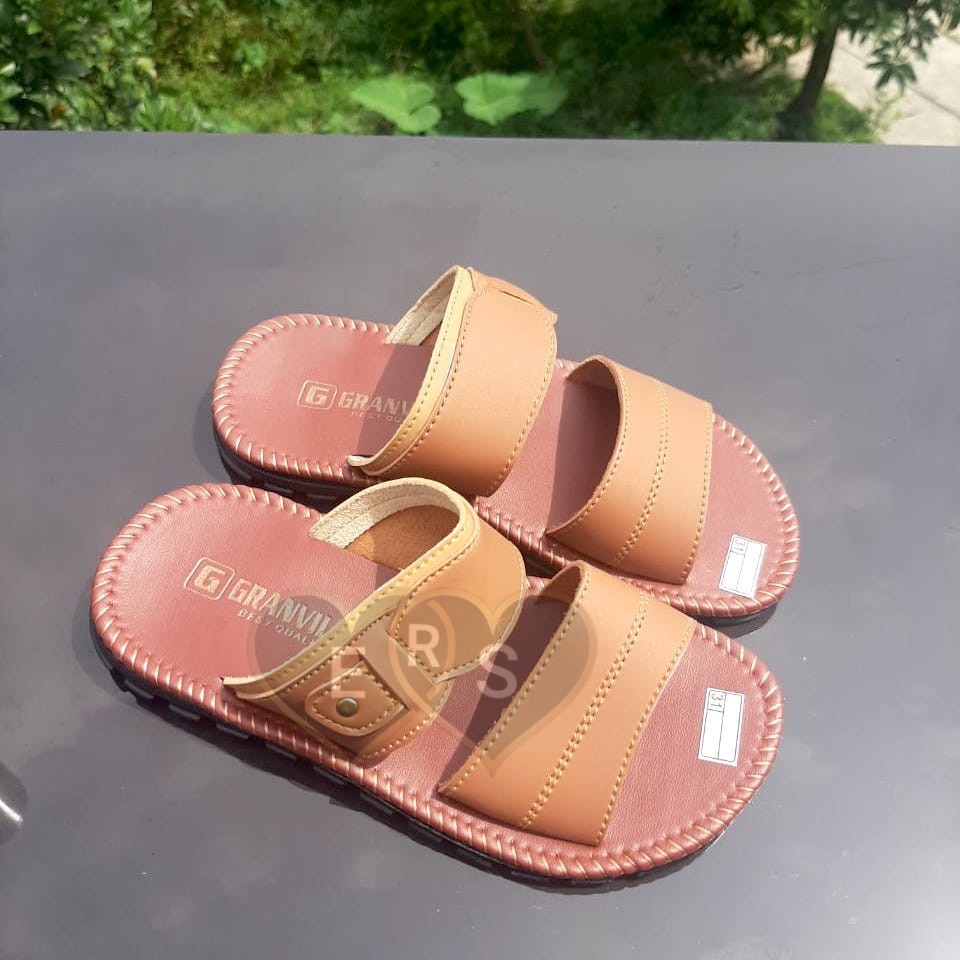 TOKOERS SDL04 Sepatu Sandal Anak Laki Laki kulit PU Umur 3 4 5 6 7 8 9 10 tahun