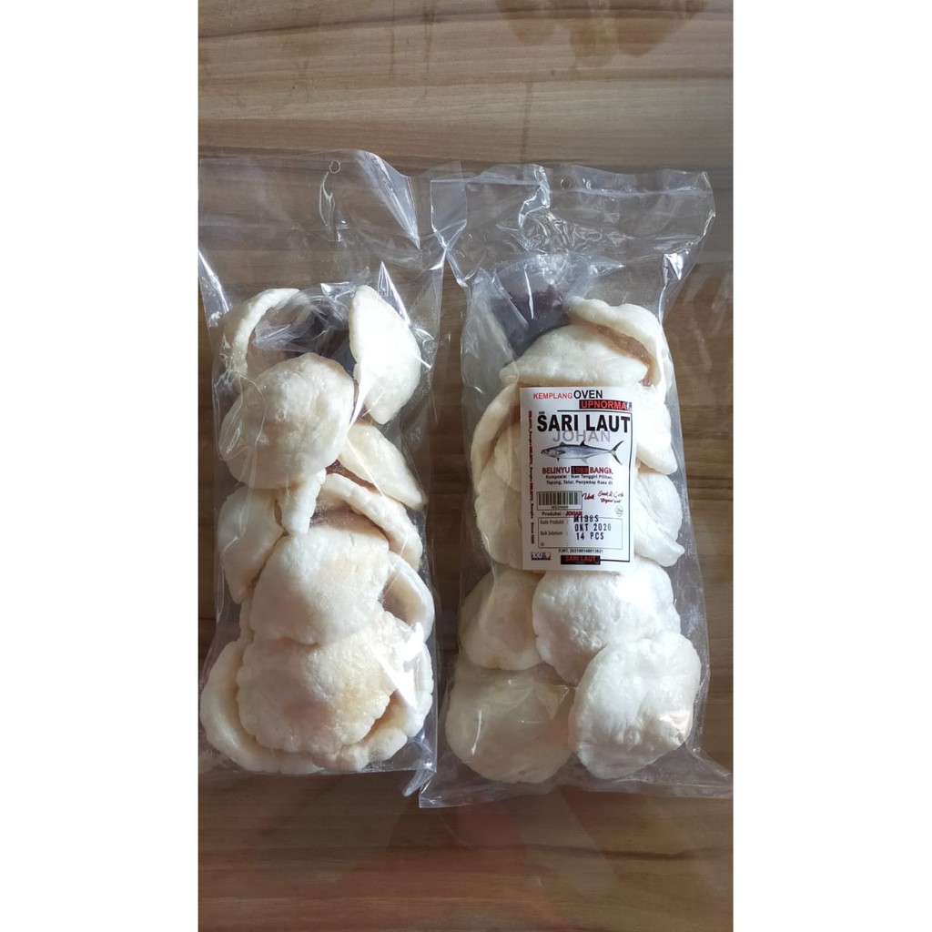 

Kemplang Oven Ikan Sari Laut isi 14 Asli Bangka / Kerupuk Bangka