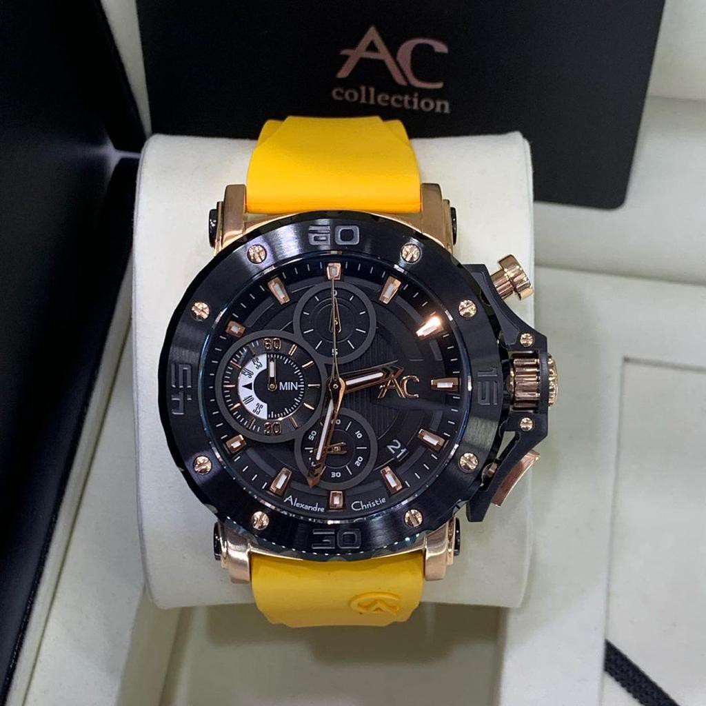 Alexandre Christie AC9205 AC 9205 Gold Yellow