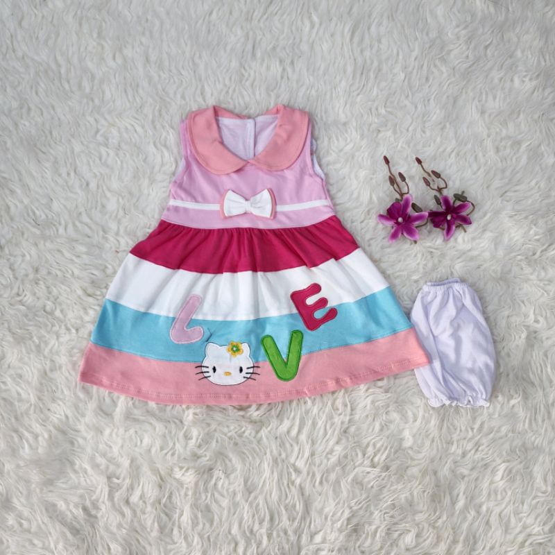 baju bayi perempuan sett dress baby girl