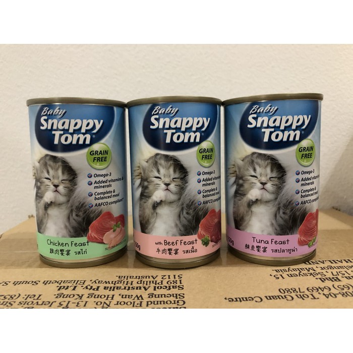 SNAPPY TOM / MAKANAN BASAH KUCING / MAKANAN KUCING BAYI / CAT WETFOOD