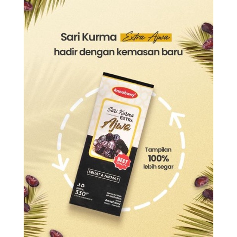 Sari Kurma Extra Kurma Ajwa Annabawy 330 gram