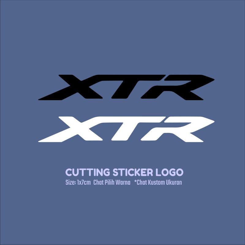 stiker simano xtr