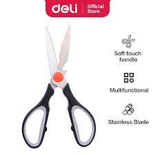 

Deli Gunting Dapur 210mm Pegangan simetris Ujung runcing 2 warna E77750 (PCS)