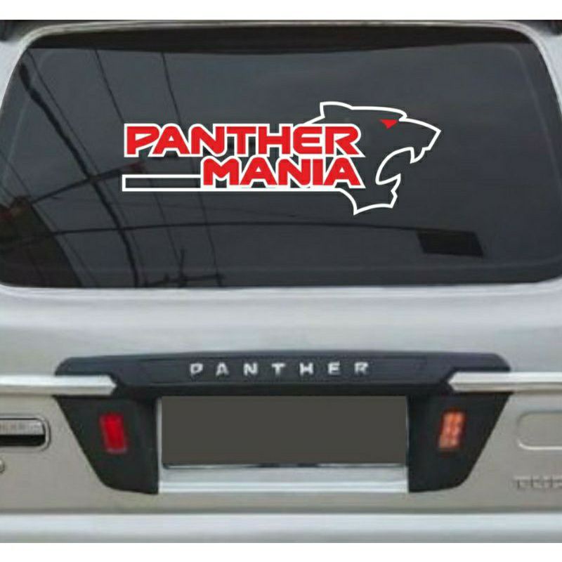 stiker Cutting Panter Mania, stiker Mobil Panter Mania