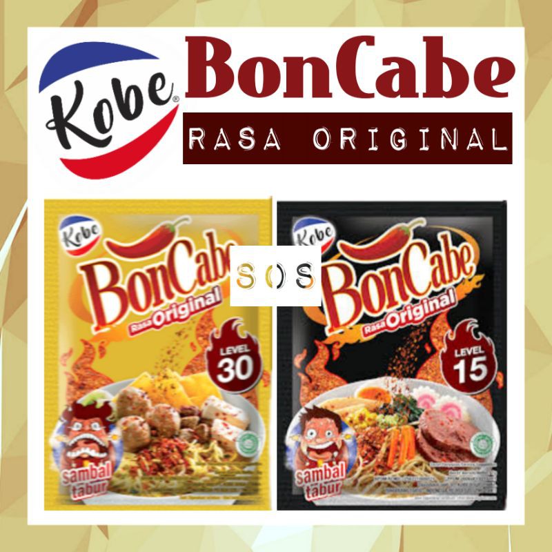 

《OS3》 Bon Cabe sambal tabur rasa Original 4.5 gram