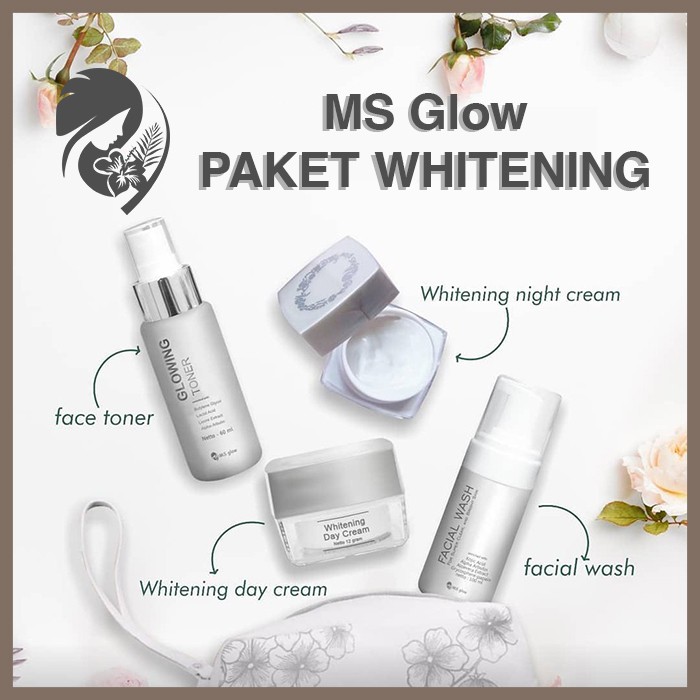 Paket Whitening MS GLOW (Pemutih Wajah)-1