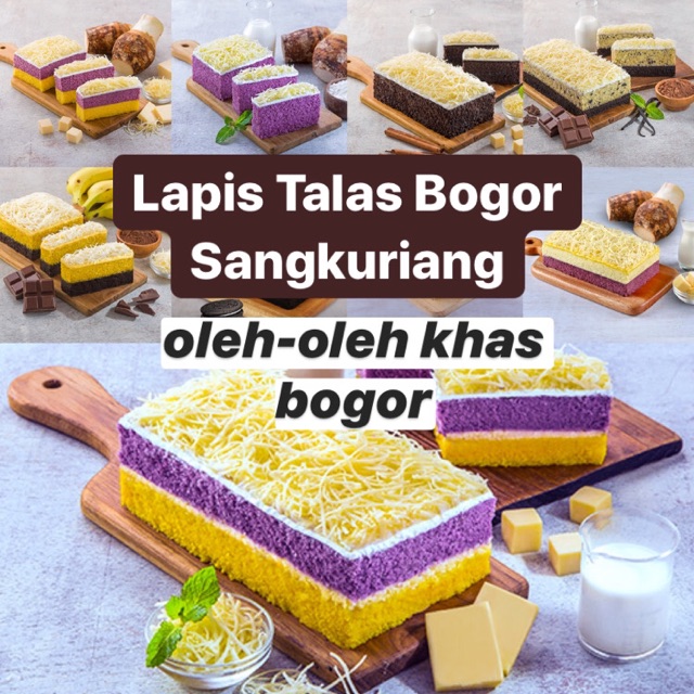 

Kue Lapis Talas Sangkuriang Khas BOGOR ( Min ORDER 2 BOX )