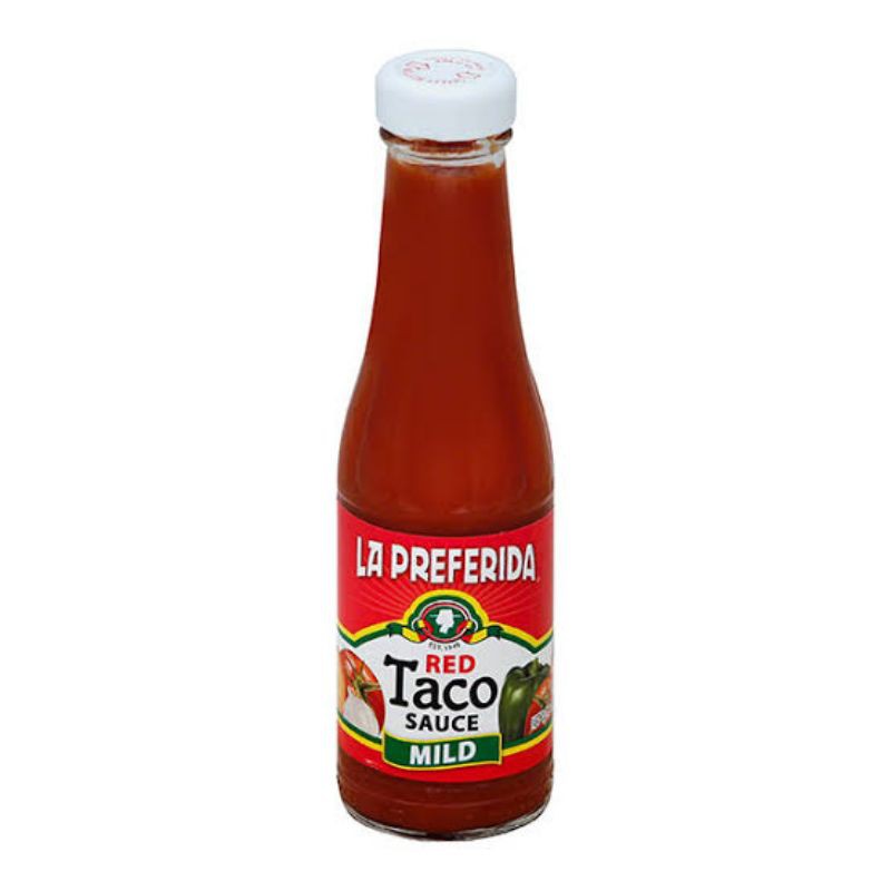 

LA PREFERIDA RED TACO SAUCE HOT 198GR