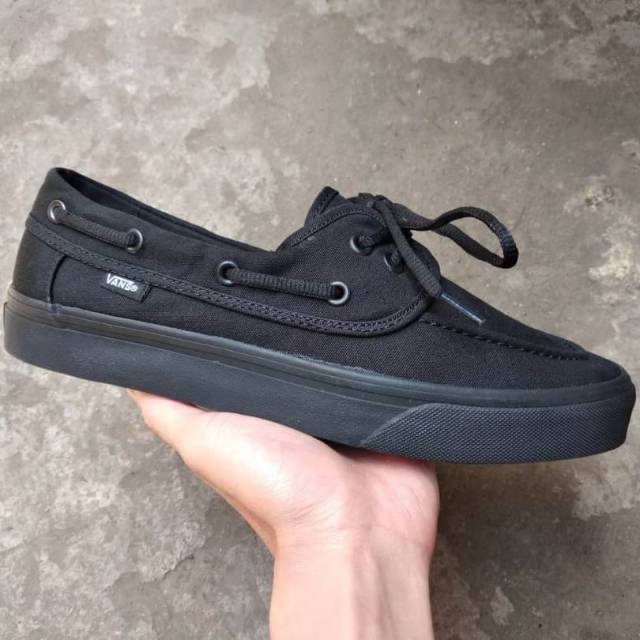 all black vans zapato