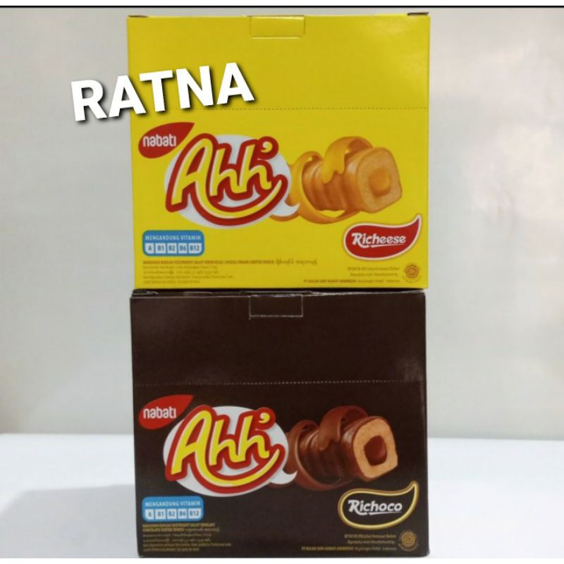 

RICHEESE NABATI KEJU/COKELAT Ahh 1 Kotak Isi 20 Pcs