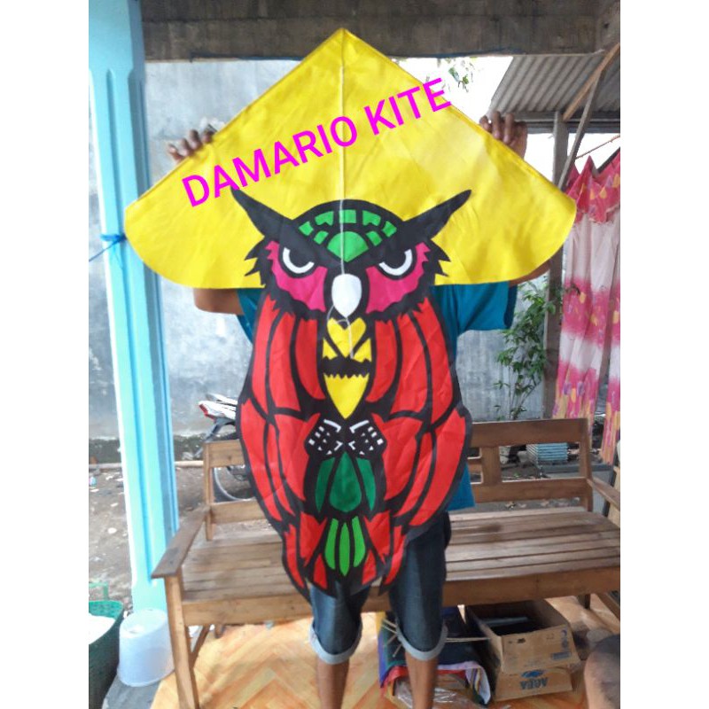 Layangan celepuk/burung hantu mini 1pcs/biji