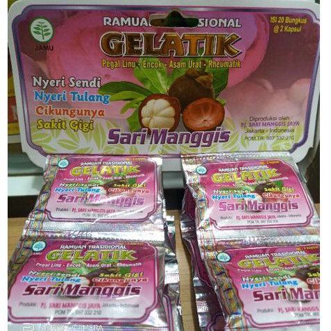 kapsul tradisional Sari Manggis Gelatik