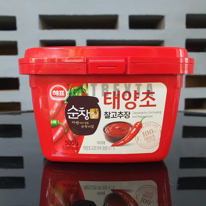 

GOCHUJANG / HOT PEPPER PASTE / SAOS BIBIMBAP TAEYANGCHO 500 GRAM