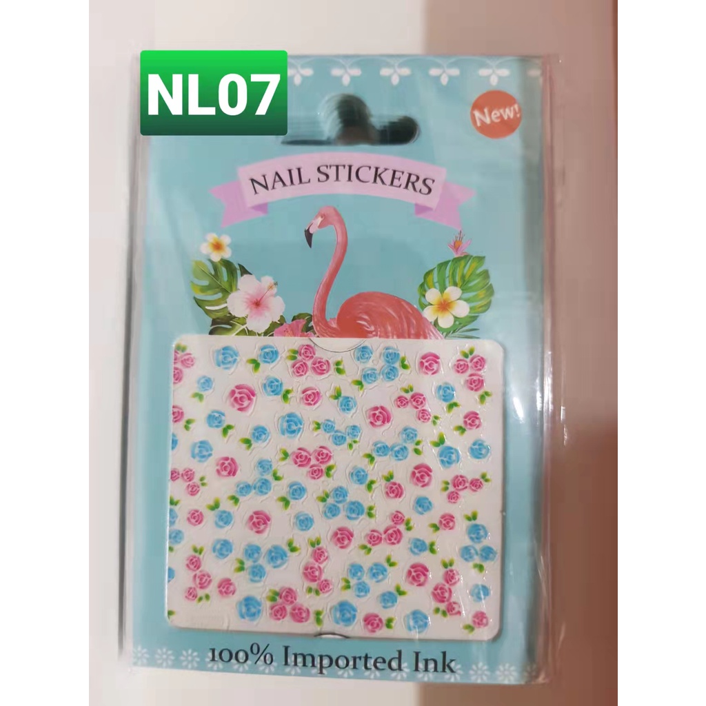 sticker kuku 3D motif lucu lucu elegan REAL PICTURE