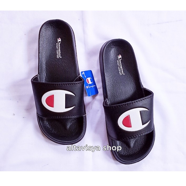 Sandal Slop Champion Unisex-Logo
