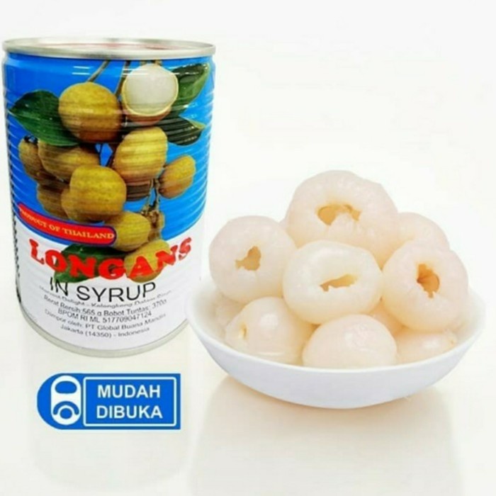 

Kalengbuah- Longan In Syrup / Sirup Buah Kelengkeng Harvest Delight 565 Gr -Buah-Kaleng.