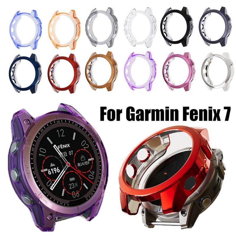 Soft Case Pelindung Smartwatch Garmin Fenix 7 7X 7S Bahan TPU Tahan Debu