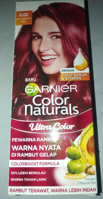  Garnier  Cat  Rambut  Ultra Color Cranberry  Red  Shopee 