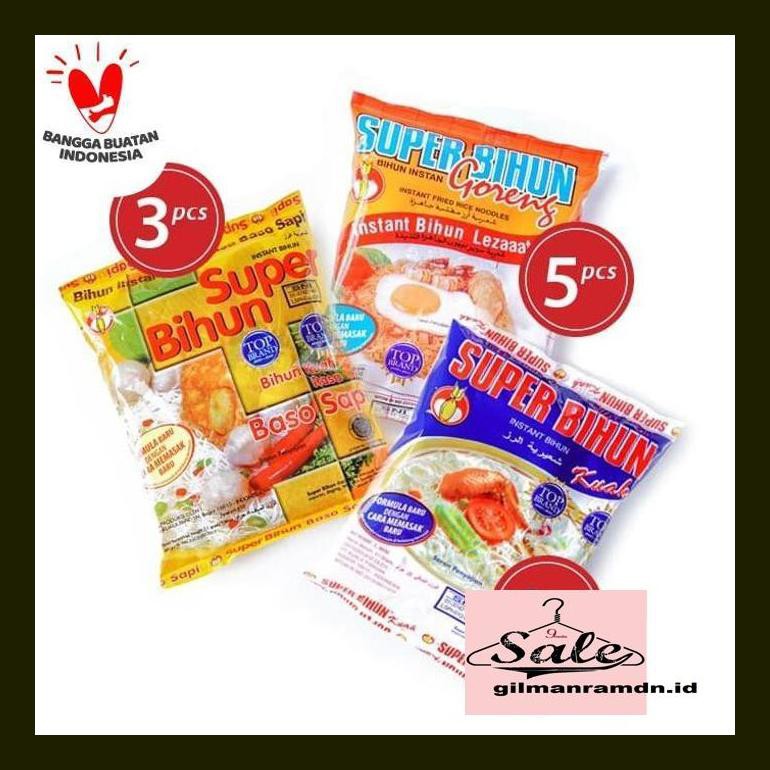 

S40Cgils Paket J - Super Bihun Kuah (8 Pcs) + Goreng (5 Pcs) + Baso (3 Pcs) Fls40Ggs