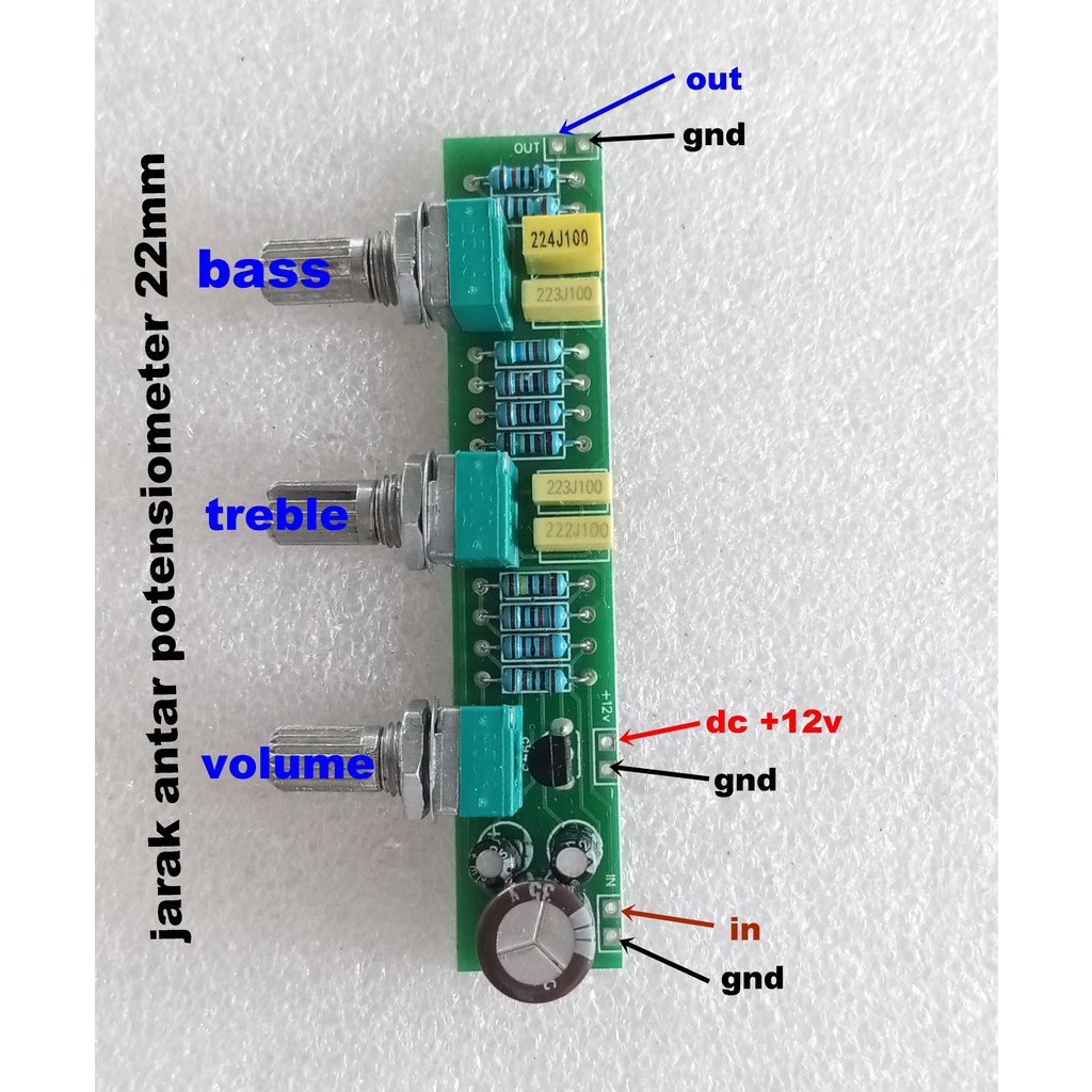 Modul Mono Tone Control 1 Transistor