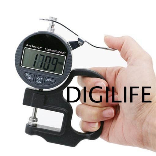 0.001mm Thickness Gauge 0.001 mm Micrometer Tester Micron Ketebalan Milimeter 0,001mm 0,001 Meter