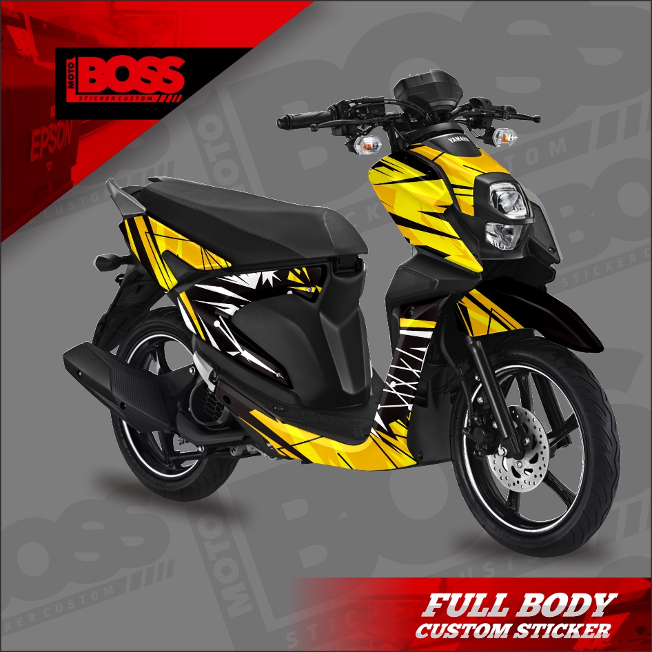 Decal Stiker Sticker Yamaha XRide 125 full body Decal Sticker XRide 125 Striping Full Body XRide 125
