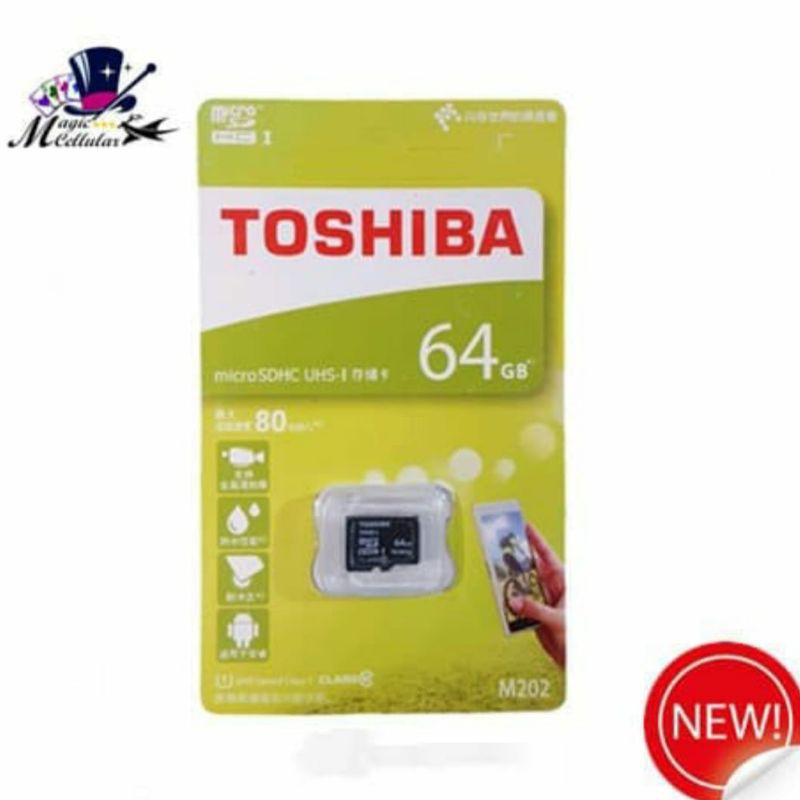 MICRO CARD TOSHIBA 64GB COCOK BUAT SEMUA CCTV IP CAM