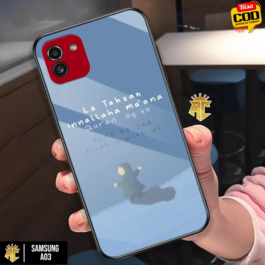 Case SAMSUNG A03 - Casing SAMSUNG A03 Terbaru 2021 AERO CASE [ MOTIF quotes ] Silikon SAMSUNG A03  -