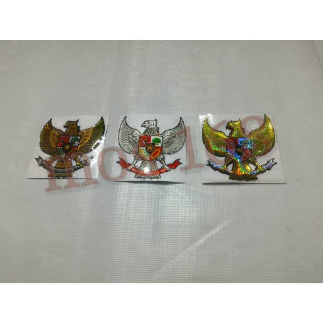 Emblem Sticker Stiker Timbul 3d Logo Burung Garuda 6 7 Cm Shopee