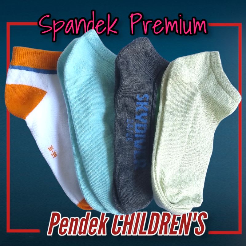 Kaos Kaki Pendek Anak Umur 3-9 Tahun/Kaos Kaki Semata Kaki/Kaos Kaki PENDEK
