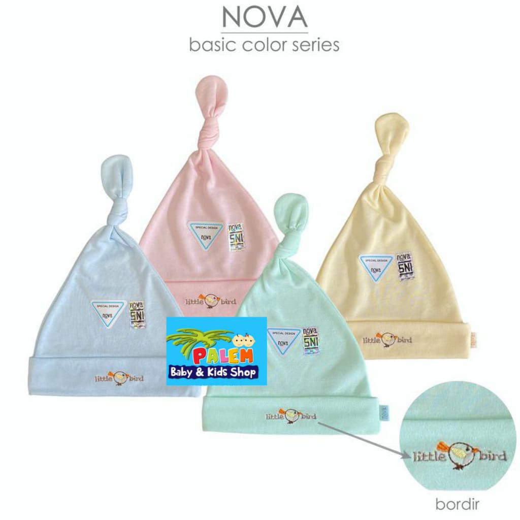 nova topi tali - topi bayi newborn ISI 1PCS