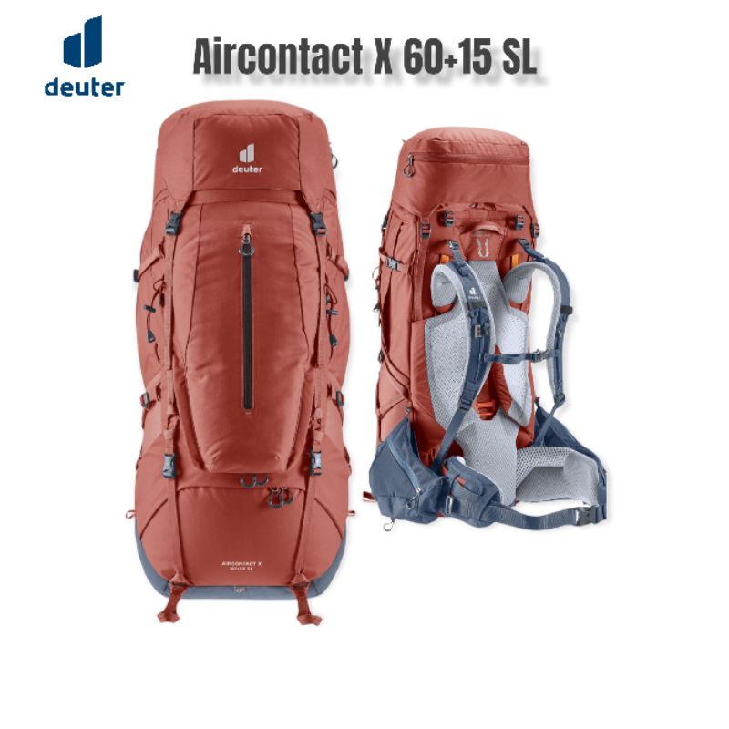 TENDAKI •Tas Deuter Aircontact X 60+15 | 70+15 | 80+15 •Tas Carrier