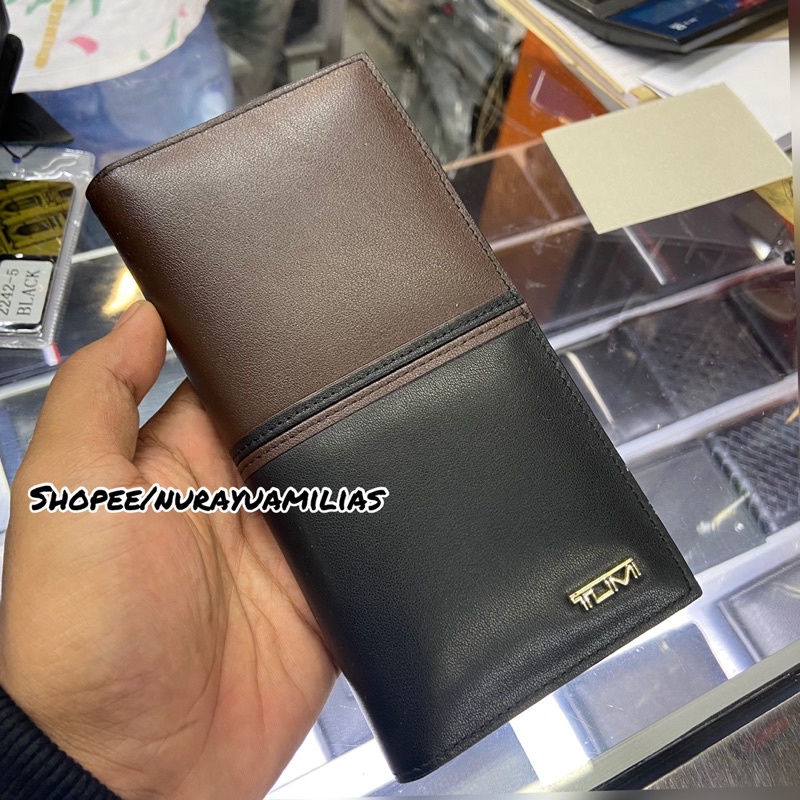 Dompet panjang Tumi Grade ori Quality dompet kulit asli pria tumi