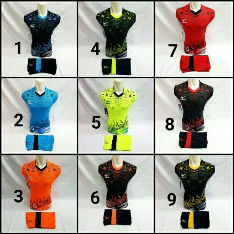 setelan singlet voli futsal badminton terkeren