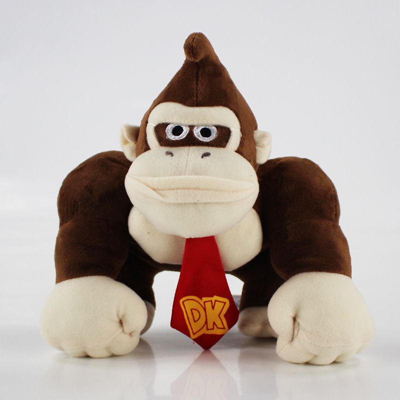 Donkey Kong 9.8 Inch Super MarioBros Mainan Mewah Boneka Lembut Hadiah Anak Boneka