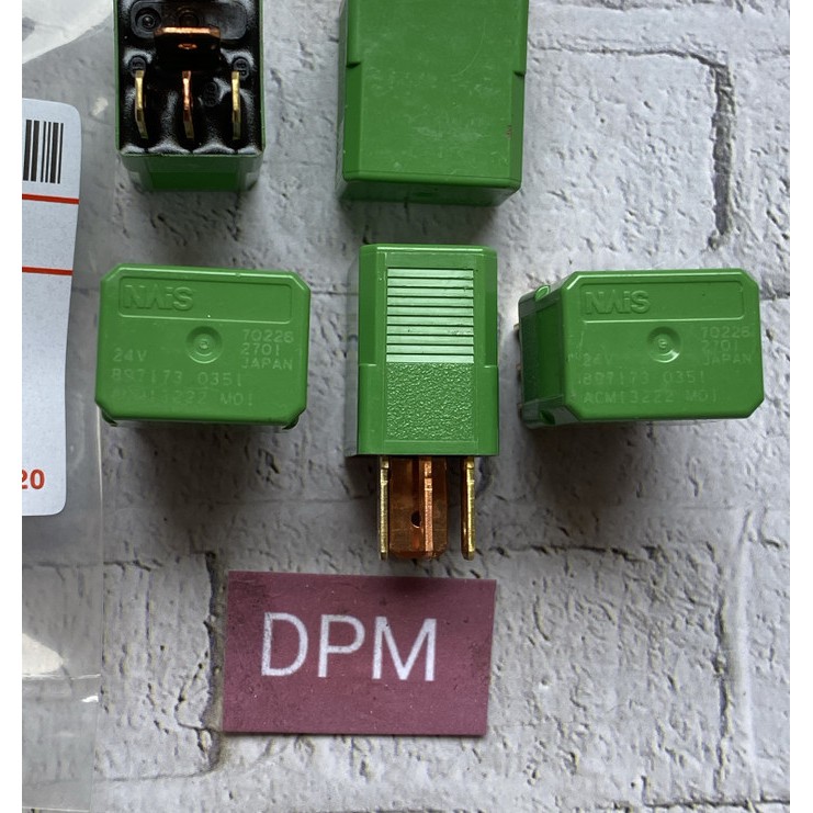 RELAY ISUZU NMR/NKR71- RELAY NAIS 24V K5 ASLI ISUZU NKR71 ORIGINAL