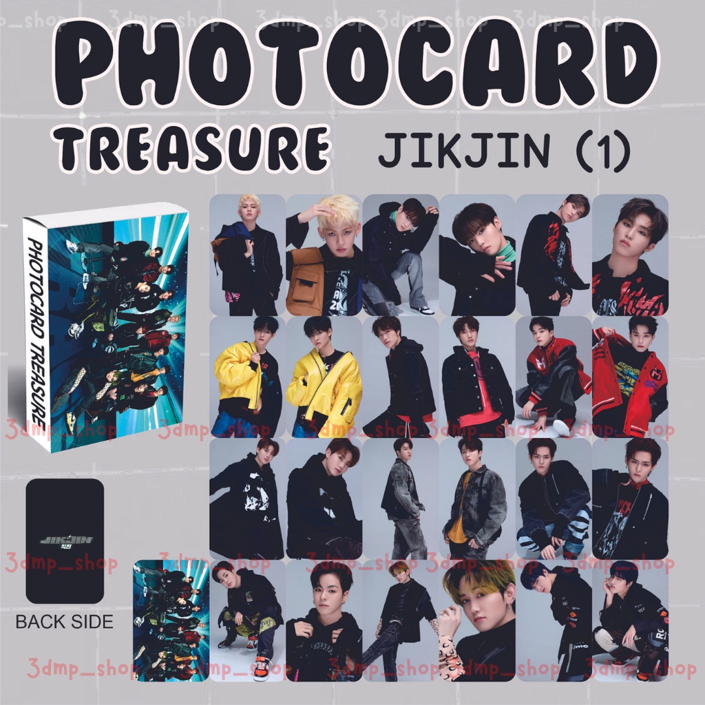 [2 sisi - 25 lembar] Photocard Lomocard Photo Lomo Card Treasure Jikjin