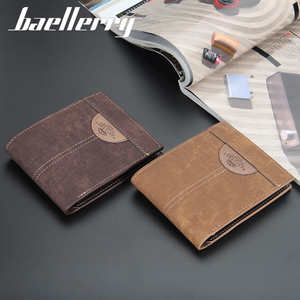 BAELLERRY DR069 Dompet Pria Bahan Kulit PU Leather Premium WATCHKITE WKOS