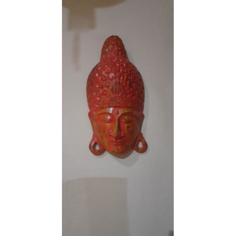 Patung Kepala Buddha Sakyamuni Wajah Buddha Sidharta Gautama Antique