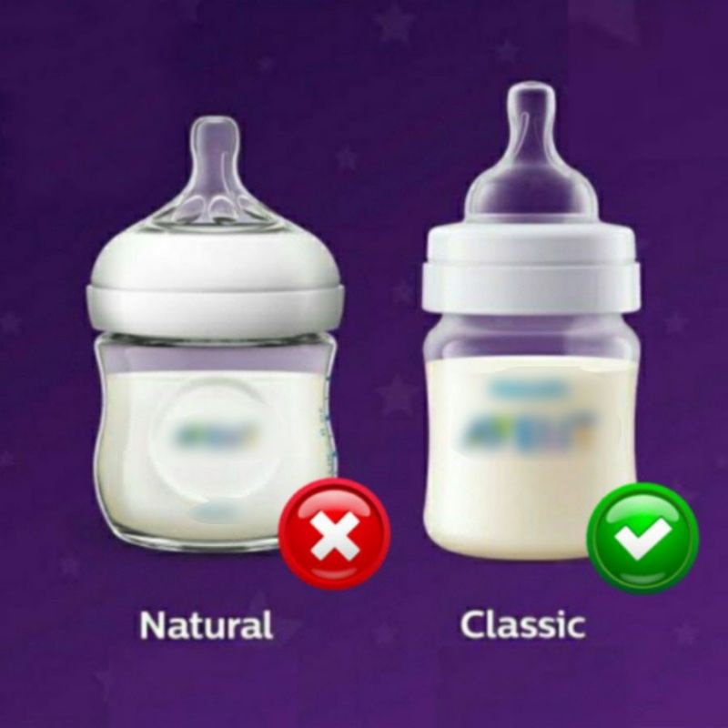 Dot nipple susu pengganti untuk botol philips avent classic