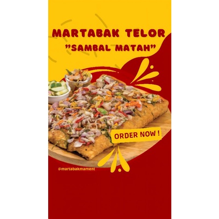 

Martabak Telor Sambal Matah