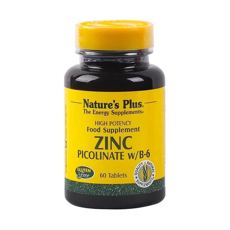 Jual NATURE'S PLUS Zinc Picolinate W/ B6 , 60 Tablet ( ORIGINAL