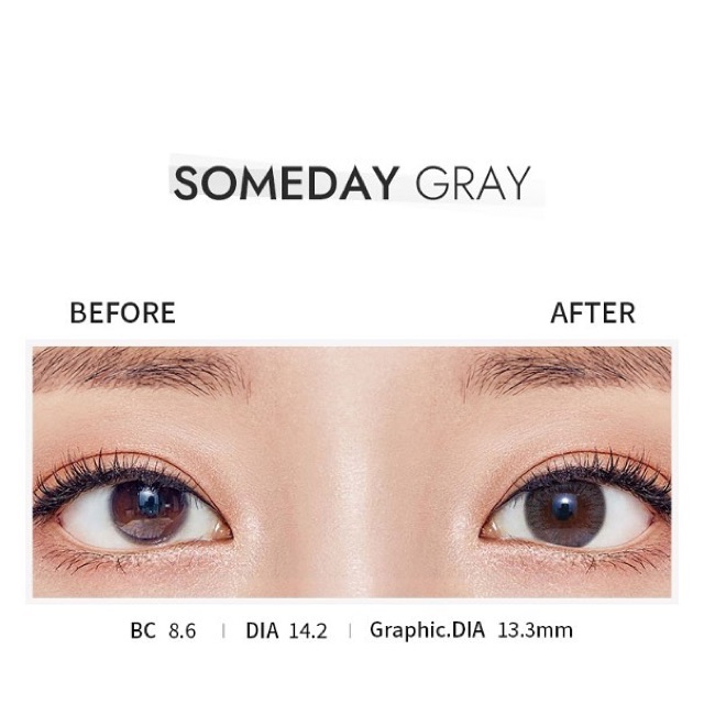 MIKHAYLOVESHOP Softlens Someday Gray (Grey) | Kittykawaii