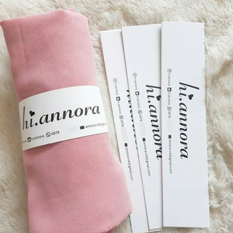 

[4x20] 100pcs ROLLER HIJAB | Roll Hijab | Roller Jilbab | Label Pengikat Kerudung Bisa Custom